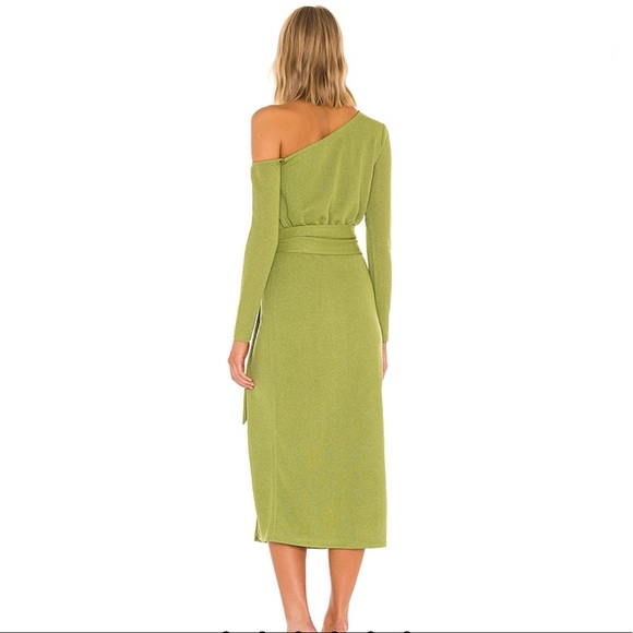 Lovers and Friends Kayla Midi Dress in Green - Picture 3 of 9